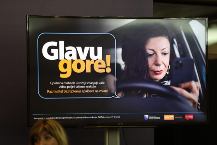 „Glavu gore! Stop korištenju mobitela u prometu“